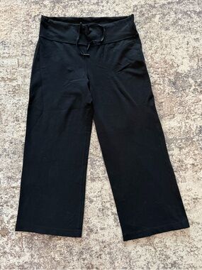 Lululemon Relaxed Fit Crop II Black | Size 8 | Luon | 21” Inseam